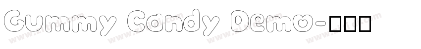Gummy Candy Demo字体转换